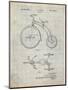 PP1114-Antique Grid Parchment Tricycle Patent Poster-Cole Borders-Mounted Giclee Print