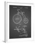 PP1114-Black Grid Tricycle Patent Poster-Cole Borders-Framed Giclee Print