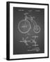 PP1114-Black Grid Tricycle Patent Poster-Cole Borders-Framed Giclee Print