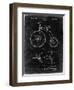 PP1114-Black Grunge Tricycle Patent Poster-Cole Borders-Framed Giclee Print