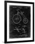 PP1114-Black Grunge Tricycle Patent Poster-Cole Borders-Framed Giclee Print