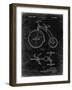 PP1114-Black Grunge Tricycle Patent Poster-Cole Borders-Framed Giclee Print