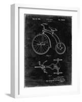 PP1114-Black Grunge Tricycle Patent Poster-Cole Borders-Framed Giclee Print