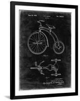 PP1114-Black Grunge Tricycle Patent Poster-Cole Borders-Framed Giclee Print