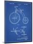 PP1114-Blueprint Tricycle Patent Poster-Cole Borders-Mounted Premium Giclee Print