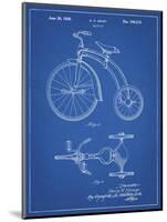 PP1114-Blueprint Tricycle Patent Poster-Cole Borders-Mounted Giclee Print