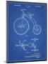 PP1114-Blueprint Tricycle Patent Poster-Cole Borders-Mounted Giclee Print