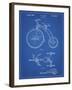 PP1114-Blueprint Tricycle Patent Poster-Cole Borders-Framed Giclee Print