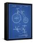 PP1114-Blueprint Tricycle Patent Poster-Cole Borders-Framed Stretched Canvas