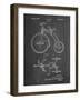 PP1114-Chalkboard Tricycle Patent Poster-Cole Borders-Framed Art Print