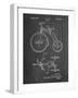 PP1114-Chalkboard Tricycle Patent Poster-Cole Borders-Framed Art Print