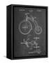 PP1114-Chalkboard Tricycle Patent Poster-Cole Borders-Framed Stretched Canvas