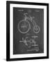 PP1114-Chalkboard Tricycle Patent Poster-Cole Borders-Framed Giclee Print