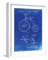 PP1114-Faded Blueprint Tricycle Patent Poster-Cole Borders-Framed Giclee Print