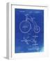 PP1114-Faded Blueprint Tricycle Patent Poster-Cole Borders-Framed Giclee Print