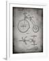 PP1114-Faded Grey Tricycle Patent Poster-Cole Borders-Framed Giclee Print