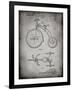 PP1114-Faded Grey Tricycle Patent Poster-Cole Borders-Framed Giclee Print