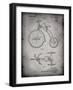 PP1114-Faded Grey Tricycle Patent Poster-Cole Borders-Framed Giclee Print