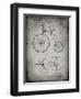 PP1114-Faded Grey Tricycle Patent Poster-Cole Borders-Framed Giclee Print