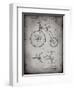 PP1114-Faded Grey Tricycle Patent Poster-Cole Borders-Framed Giclee Print