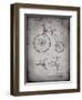 PP1114-Faded Grey Tricycle Patent Poster-Cole Borders-Framed Premium Giclee Print