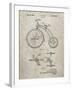 PP1114-Sandstone Tricycle Patent Poster-Cole Borders-Framed Giclee Print