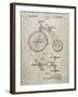 PP1114-Sandstone Tricycle Patent Poster-Cole Borders-Framed Giclee Print