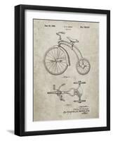 PP1114-Sandstone Tricycle Patent Poster-Cole Borders-Framed Giclee Print