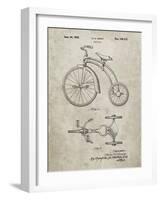 PP1114-Sandstone Tricycle Patent Poster-Cole Borders-Framed Giclee Print
