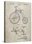 PP1114-Sandstone Tricycle Patent Poster-Cole Borders-Stretched Canvas