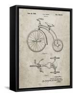 PP1114-Sandstone Tricycle Patent Poster-Cole Borders-Framed Stretched Canvas