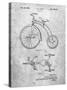 PP1114-Slate Tricycle Patent Poster-Cole Borders-Stretched Canvas