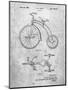 PP1114-Slate Tricycle Patent Poster-Cole Borders-Mounted Giclee Print