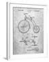 PP1114-Slate Tricycle Patent Poster-Cole Borders-Framed Giclee Print