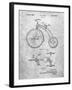 PP1114-Slate Tricycle Patent Poster-Cole Borders-Framed Giclee Print