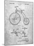 PP1114-Slate Tricycle Patent Poster-Cole Borders-Mounted Giclee Print