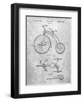 PP1114-Slate Tricycle Patent Poster-Cole Borders-Framed Premium Giclee Print