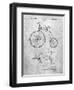 PP1114-Slate Tricycle Patent Poster-Cole Borders-Framed Premium Giclee Print