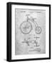 PP1114-Slate Tricycle Patent Poster-Cole Borders-Framed Giclee Print