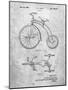 PP1114-Slate Tricycle Patent Poster-Cole Borders-Mounted Giclee Print