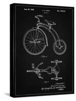 PP1114-Vintage Black Tricycle Patent Poster-Cole Borders-Stretched Canvas