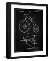 PP1114-Vintage Black Tricycle Patent Poster-Cole Borders-Framed Giclee Print