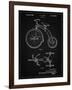 PP1114-Vintage Black Tricycle Patent Poster-Cole Borders-Framed Giclee Print