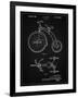 PP1114-Vintage Black Tricycle Patent Poster-Cole Borders-Framed Giclee Print