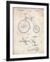 PP1114-Vintage Parchment Tricycle Patent Poster-Cole Borders-Framed Giclee Print