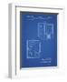 PP1115-Blueprint Tube Television Patent Poster-Cole Borders-Framed Giclee Print