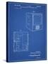 PP1115-Blueprint Tube Television Patent Poster-Cole Borders-Stretched Canvas