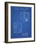 PP1115-Blueprint Tube Television Patent Poster-Cole Borders-Framed Giclee Print