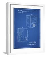 PP1115-Blueprint Tube Television Patent Poster-Cole Borders-Framed Giclee Print