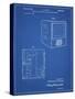 PP1115-Blueprint Tube Television Patent Poster-Cole Borders-Stretched Canvas